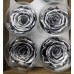Роза метал-серебро